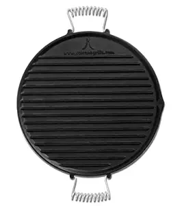 Volcano Grills Reversible Pre-Seasoned Cast Iron Griddle/Skillet