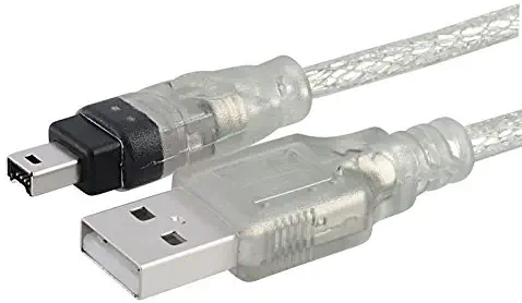 MaxLLTo 6ft 1.8m USB to Firewire IEEE 1394 4 Pin iLink Adapter Data Cable
