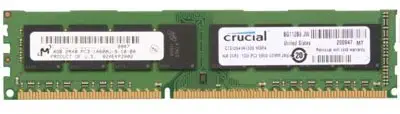 Crucial CT51264BA1339 4GB 240-pin DDR3 1333Mhz (pc3-10600) Non-ECC 1.5V CL9 Desktop Memory Module