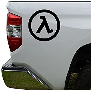 Hiweike Half Life Gaming Vinyl Decal Laptop Car Truck Bumper Window Sticker