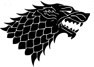 Vinyl Decal Truck Car Sticker Laptop - Game of Thrones House Stark