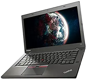 Lenovo ThinkPad T450 20BV000CUS 14-inch Laptop (2.30 GHz Intel Core i5-5300U Processor, 4 GB RAM, 500 GB HDD, Windows 7 Pro),Black